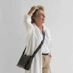 Schultertasche Kernleder