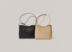 Schultertasche Kernleder