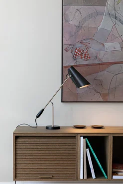 Schwarze Tischlampe »Birdy«