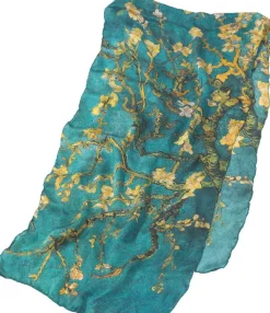 Seidenschal »Blühende Mandelbaumzweige«