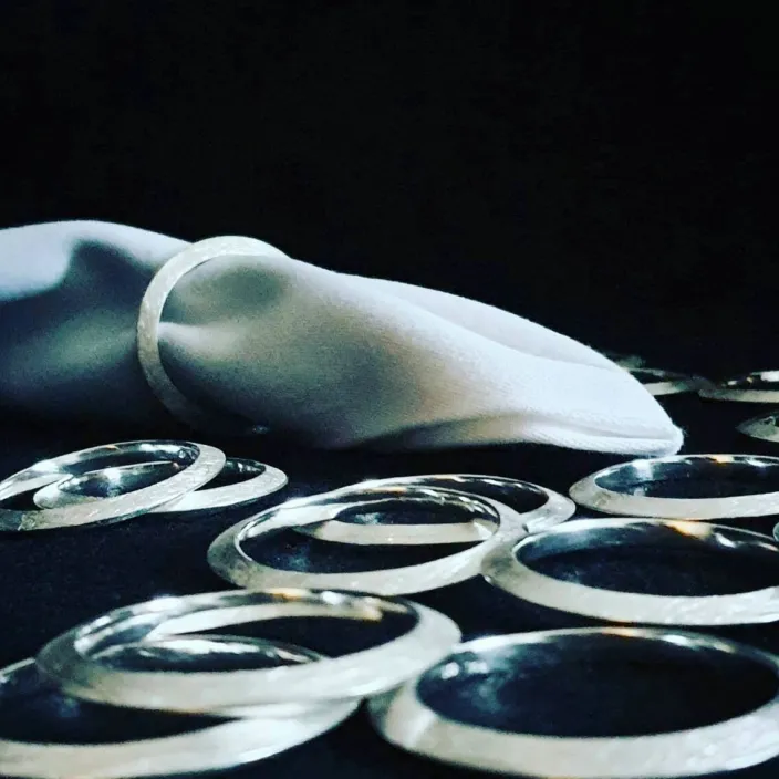 Serviettenring »Pure« Silber