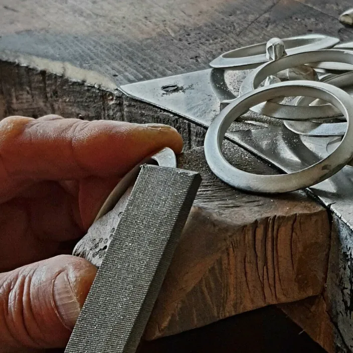 Serviettenring »Pure« Silber