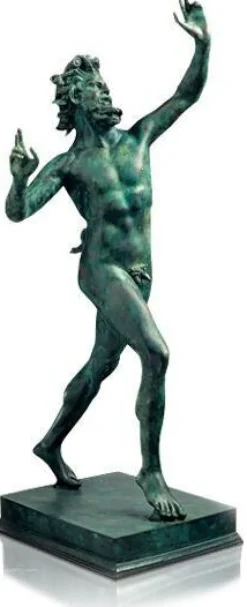 Skulptur: »Fauno Danzante aus Pompeji«