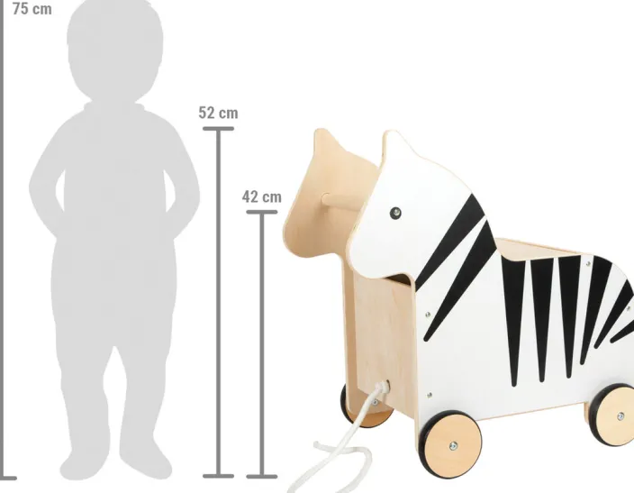 Spielzeugkiste mit Rollen Zebra »Wildlife«