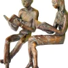 Stauch, Birgit: Skulpturenpaar »Buchleser & Buchleserin«