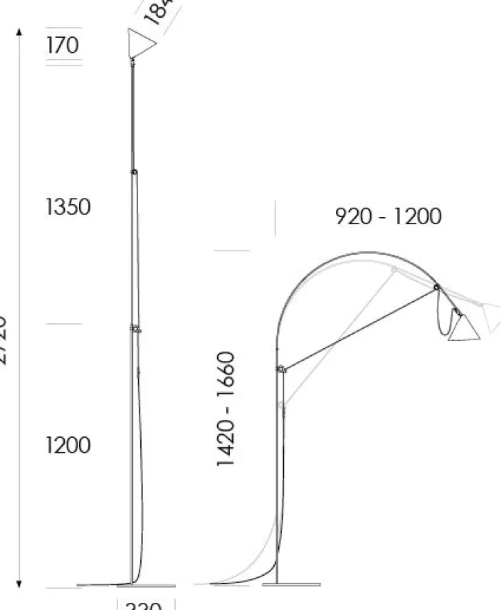 Stehlampe »AYNO« Silk