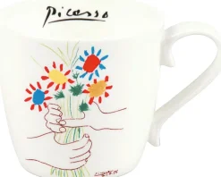 4-teiliges Becherset nach Pablo Picasso