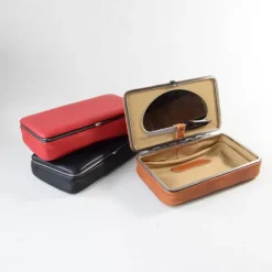 Utensilienbox aus Leder