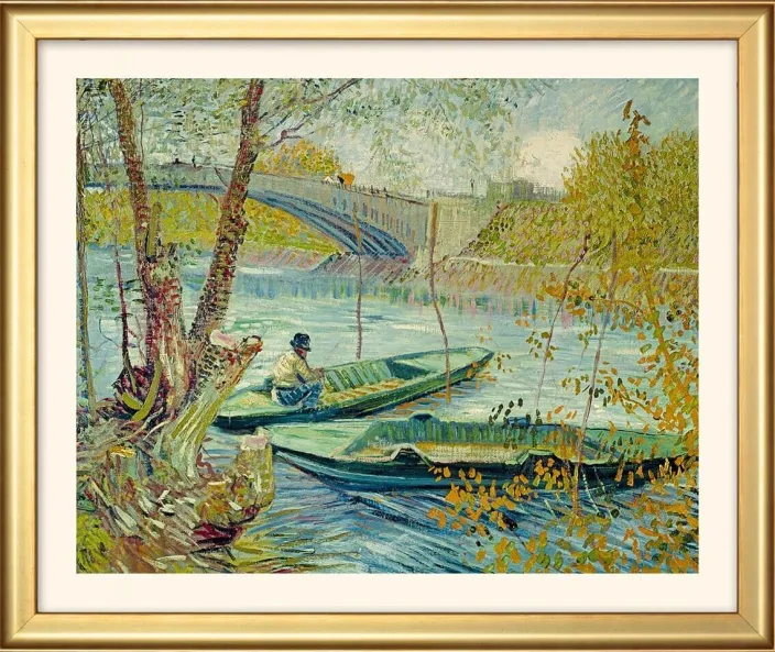 van Gogh, Vincent: 4 Landschaftsbilder im Set