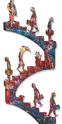 Wandskulptur »Way of Life«, Stahl