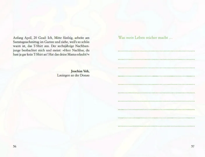 »Was mein Leben reicher macht« Band 2