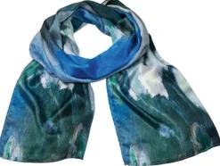 Waszak, Petra: Seidenschal »Fleur blanche«