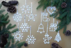 Weihnachtsanhänger, 6er Set