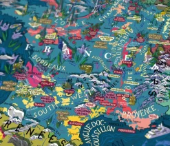 Wein Puzzle »Frankreich«