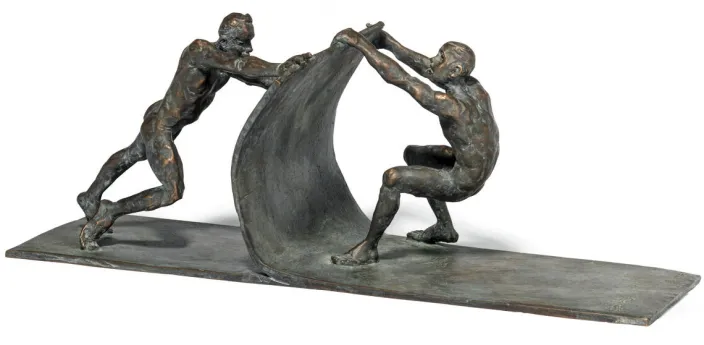 Wirth, Leo: Skulptur »Gemeinsam bewegen«, 2019