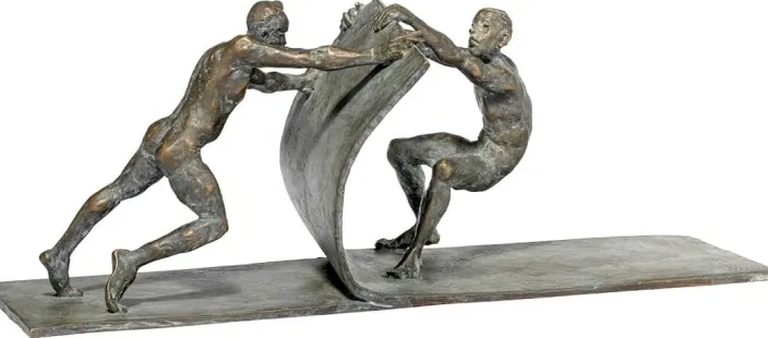 Wirth, Leo: Skulptur »Gemeinsam bewegen«, 2019