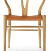 ZEIT Sonderedition »CH24«, Wishbone Chair aus Eiche und Leder