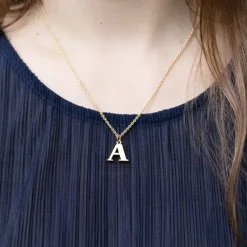 ZEIT-Sonderedition Buchstabenanhänger A-Z, vergoldet