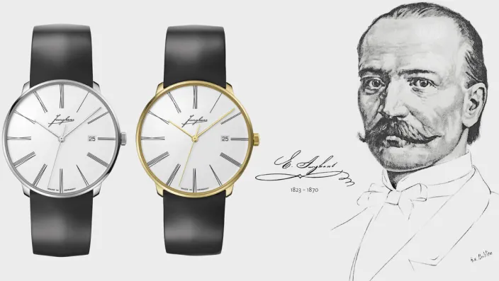 ZEIT-Sonderedition »Meister fein Automatic Edition Erhard«, Gelbgold