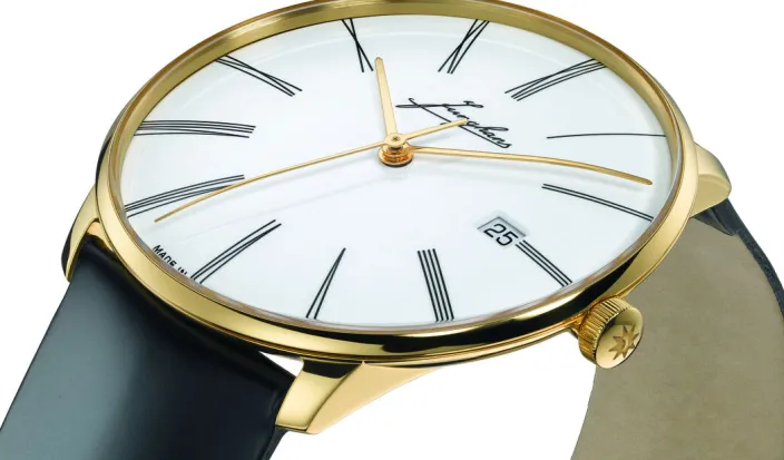ZEIT-Sonderedition »Meister fein Automatic Edition Erhard«, Gelbgold